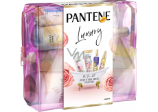 Pantene Rose Lift'n'Volume šampon na vlasy 300 ml + balzám na vlasy 200 ml + olejové sérum na vlasy 100 ml + SOS balzám na vlasy sprej 150 ml + kosmetická taštička, kosmetická sada pro ženy
