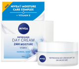 Nivea 24h Moisture SPF15 zvláčňující denní krém pro normální a smíšenou pleť 50 ml