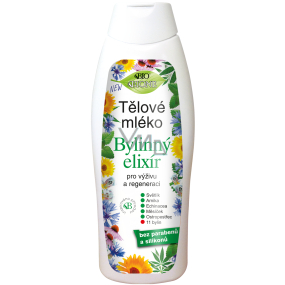 Bione Cosmetics Bylinný elixír tělové mléko pro výživu a regeneraci 500 ml