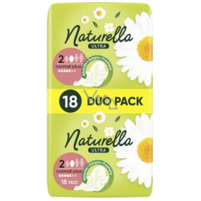 Naturella Ultra Normal Plus Duo s heřmánkem hygienické vložky 18 kusů