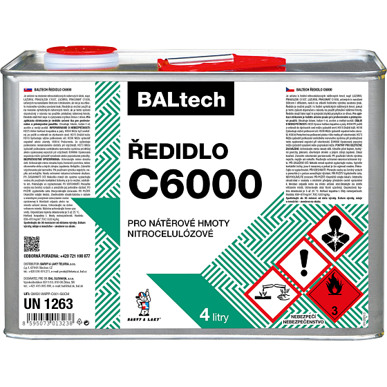 BALTECH ředidlo C6000, 4 l