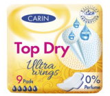 Carine Ultra Wings Top Dry intimní vložky 9 kusů