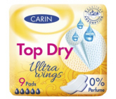 Carine Ultra Wings Top Dry intimní vložky 9 kusů