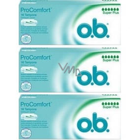 o.b. ProComfort Super Plus tampony 3 x 16 kusů