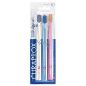 Curaprox CS 5460 Ultra Soft nejměkčí nabízená varianta zubní kartáček 3 kusy