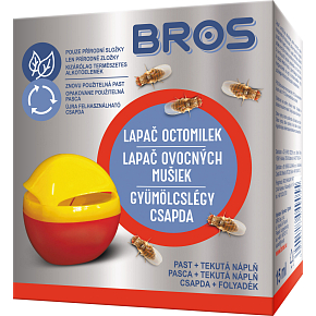 Bros jablíčko lapač octomilek + náplň, 30 ml