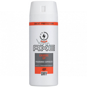Axe Charge Up antiperspirant deodorant sprej pro muže 150 ml