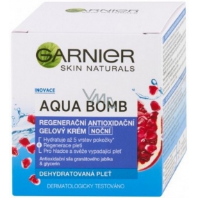 Garnier Skin Naturals Aqua Bomb noční regenerační antioxidační gelový krém 50 ml