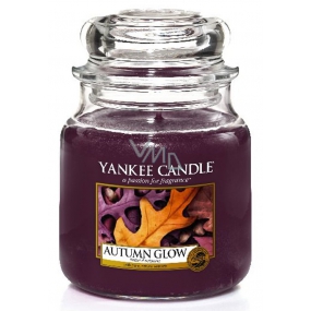 Yankee Candle Autumn Glow - Zářivý podzim vonná svíčka Classic střední sklo 411 g