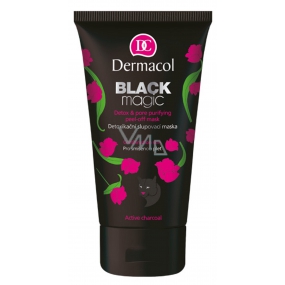 Dermacol Black Magic Detoxikační slupovací černá maska 150 ml