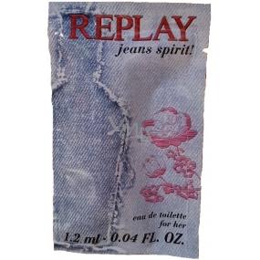Replay Jeans Spirit Woman toaletní voda 1,2 ml vialka