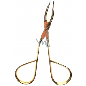Pinzeta nůžková pozlacená 8,5 cm