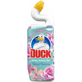 Duck Deep Action Gel Floral Fantasy Wc tekutý čisticí a dezinfekční přípravek 750 ml