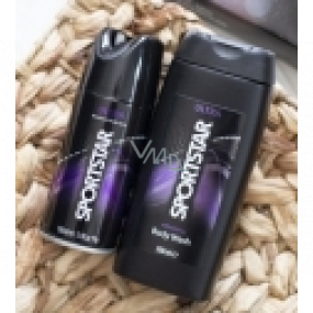 Sportstar Men Ultra sprchový gel 300 ml + deodorant sprej pro muže 150 ml, kosmetická sada