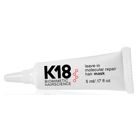 K18 Molecular Repair Hair Mask maska na vlasy pro poškozené vlasy 5 ml