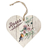 Bohemia Gifts Dřevěné vonítko do prádla srdce Roses collection 7,5 cm