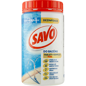 Savo bazén Mini Komplex 3v1 dezinfekce vody, 760 g Savo bazén Mini Komplex 3v1 dezinfekce vody, 760 g