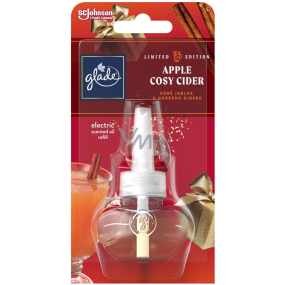 Glade Electric Scented Oil Apple Cosy Cider - Jablko a horký cider tekutá náplň do elektrického osvěžovače vzduchu 20 ml