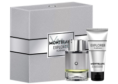 Montblanc Explorer Platinum parfémovaná voda 60 ml + sprchový gel 100 ml, dárková sada pro muže