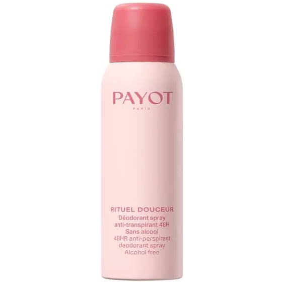 Payot Rituel Douceur Deodorant Anti-Transpirant 48H antiperspirant deodorant sprej oddaluje růst chloupků pro ženy 125 ml