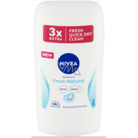 Nivea Fresh Natural tuhý antiperspirant stick pro ženy 50 ml