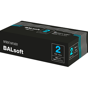 BALsoft 2vrstvé papírové kapesníčky v krabici, 150 ks BALsoft 2vrstvé papírové kapesníčky v krabici, 150 ks