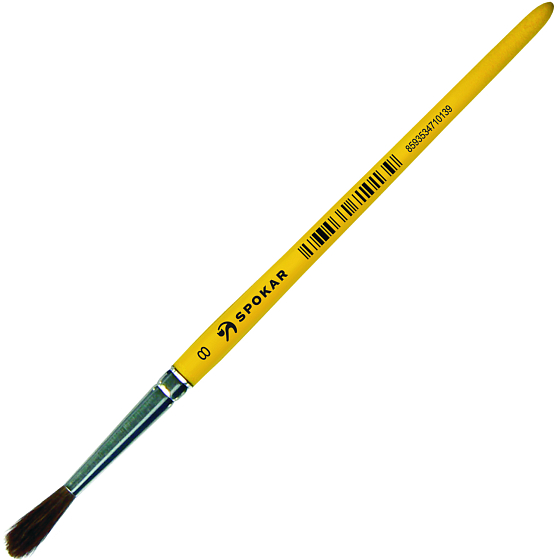 Spokar 7102 školní štětec, č. 8, balení 10 ks