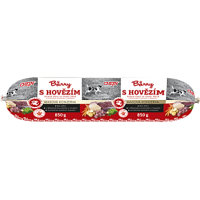 Barry masová konzerva s hovězím pro psy, 850 g