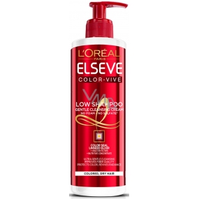 Loreal Paris Elseve Color Vive Low šampon na barvené, suché vlasy dávkovač 400 ml