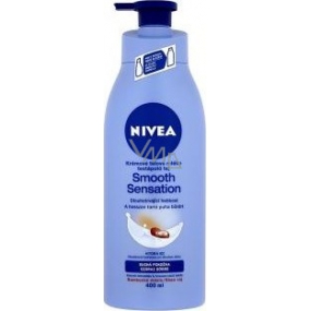 Nivea Smooth Milk krémové tělové mléko pro suchou pokožku s pumpičkou 400 ml