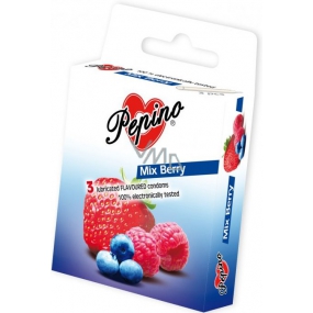 Pepino Mix Berry kondom z přírodního latexu 3 kusy