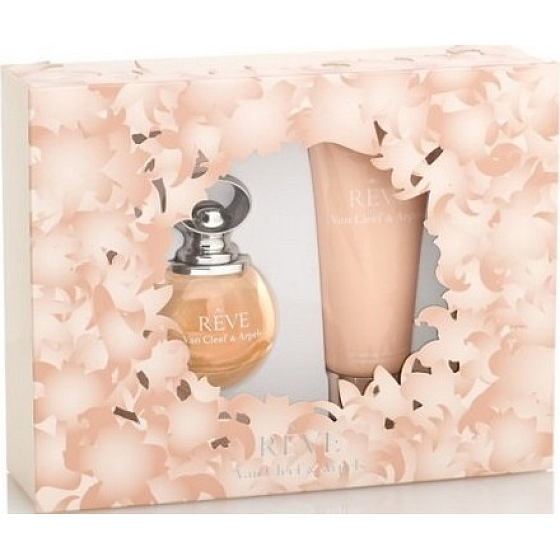 Van Cleef & Arpels Reve parfémovaná voda pro ženy 100 ml + tělové mléko 100 ml + sprchový gel 100 ml, dárková sada