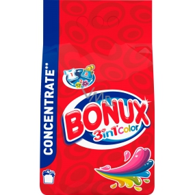 Bonux Color 3v1 prací prášek na barevné prádlo 80 dávek 6 kg