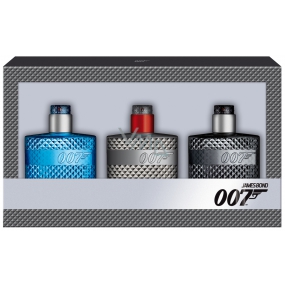 James Bond 007 Collection toaletní voda 30 ml + Ocean Royale toaletní voda 30 ml + Quantum toaletní voda 30 ml, dárková sada