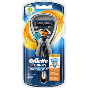 Gillette Fusion ProGlide Flexball holicí strojek + náhradní hlavice 2 kusy, pro muže