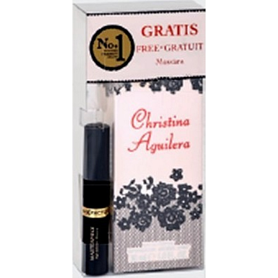 Christina Aguilera Signature parfémovaná voda pro ženy 30 ml + Masterpiece řasenka černá 5,3 ml, dárková sada