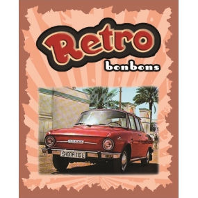 Bohemia Gifts Retro Škoda 110 L bonbony s příchutí mentolu v krabičce 30 g