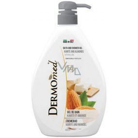 Dermomed Karite & Almond sprchový gel dávkovač 1000 ml