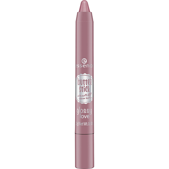 Essence Butter Stick Glossy Love barva na rty 02 Sweet Frosting 2,2 g