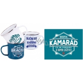 Albi Plechový hrnek s nápisem Kamarád 250 ml