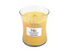 WoodWick Seaside Mimosa - Mimóza na pobřeží vonná svíčka s dřevěným knotem a víčkem sklo střední 275 g