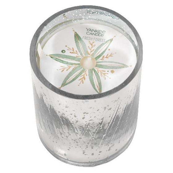 Yankee Candle Fresh Forest - Svěží les Special collection Winter Wish decor vonná svíčka malá 388 g