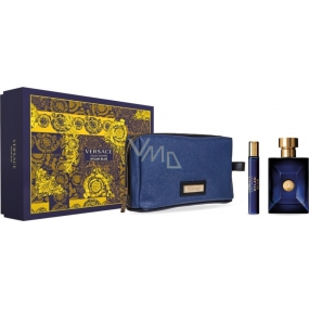 Versace Dylan Blue toaletní voda pro muže 100 ml + toaletní voda 10 ml + etue, dárková sada