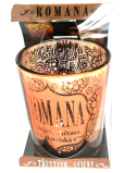 Albi Třpytivý svícen ze skla na čajovou svíčku ROMANA, 7 cm