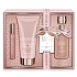 Baylis & Harding Jojoba, Hedvábí a Mandlový olej parfémovaná voda pro ženy 100 ml + parfémovaný roll-on do kabelky + mléko na tělo a ruce 200 ml, kosmetická sada