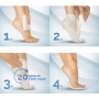 Scholl PediMask Expert Care 20 minutová vyživující maska na nohy s makadamovým olejem, 1 pár navlékacích ponožek