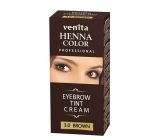 Venita Henna Profesional krémová barva na obočí Brown 15 ml