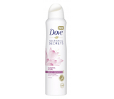 Dove Nourishing Secrets Rozzařující Rituál Lotosový květ a rýžová voda antiperspirant deodorant sprej s 48hodinovým účinkem pro ženy 150 ml