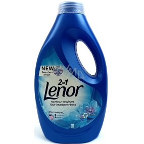 Lenor 2v1 Spring Awakening vůně jarních květin, pačuli a cedru tekutý prací gel na bílé prádlo 18 dávek 990 ml