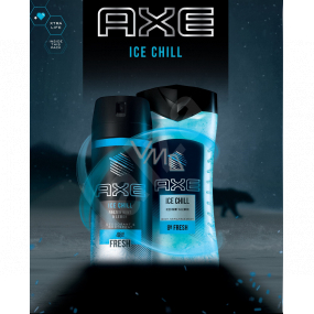 Axe Ice Chill sprchový gel pro muže 250 ml + deodorant sprej 150 ml, kosmetická sada